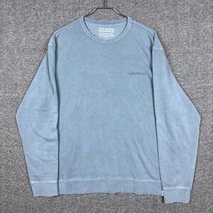 Fair Harbor Saltaire Crewneck Sweatshirt Mens Large Blue Long Sleeve Pullover